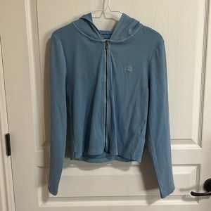 Blue Cropped Jacket!!